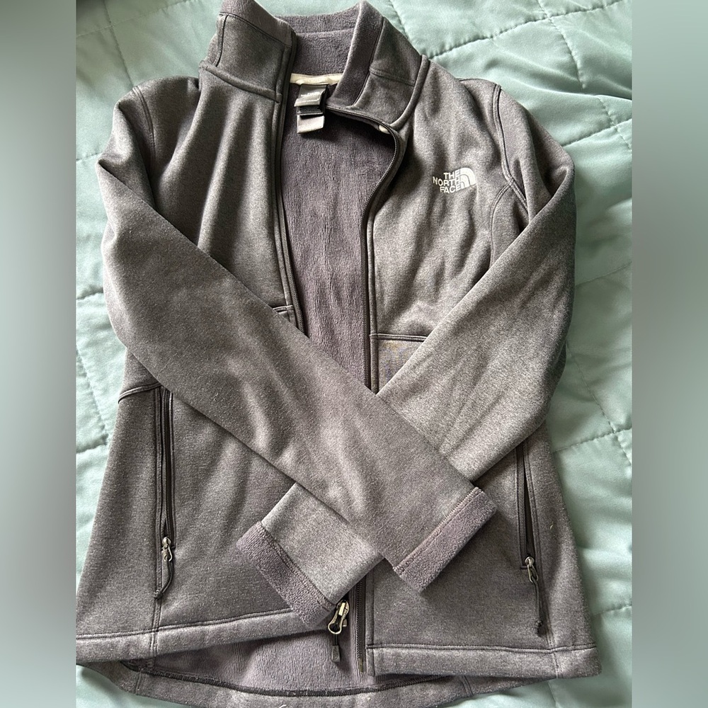 The North Face Charcoal Zip-Up Fleece